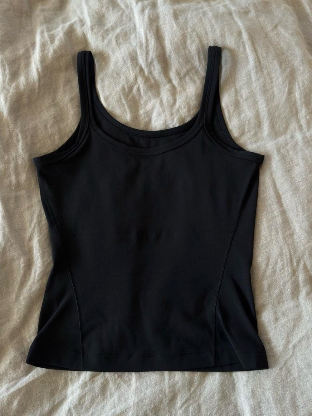 lululemon Black Scoop-Neck Tank